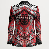 Aotearoa Iwi Te Arawa Personalised Blazer Maori Kowhaiwhai Pattern LT19 - Polynesian Pride