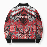 Aotearoa Iwi Te Arawa Personalised Bomber Puffer Jacket Maori Kowhaiwhai Pattern LT19 - Polynesian Pride