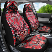 Aotearoa Iwi Te Arawa Car Seat Cover Maori Kowhaiwhai Pattern LT19 - Polynesian Pride