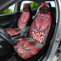 Aotearoa Iwi Te Arawa Car Seat Cover Maori Kowhaiwhai Pattern LT19 - Polynesian Pride
