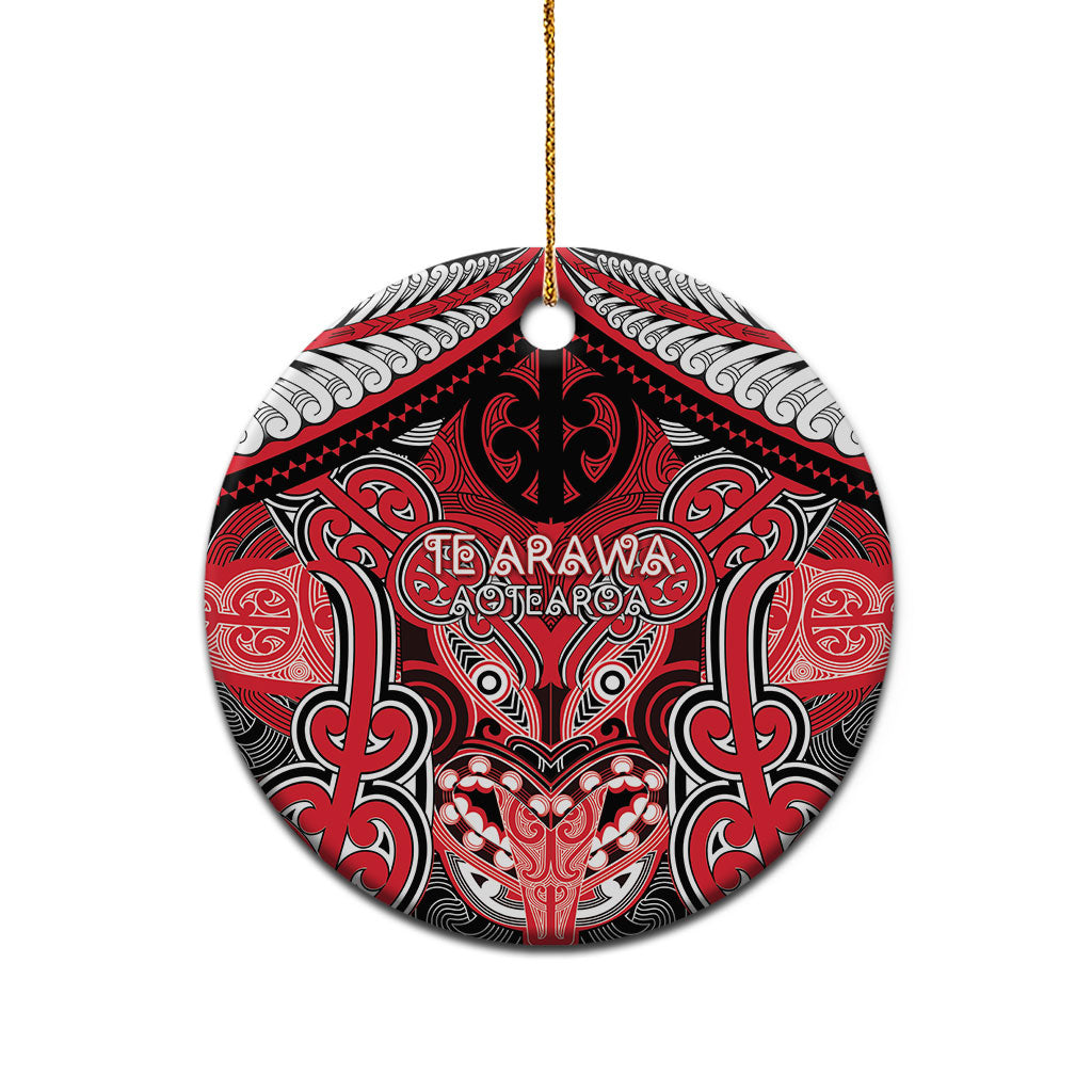 Aotearoa Iwi Te Arawa Personalised Ceramic Ornament Maori Kowhaiwhai Pattern LT19 - Polynesian Pride