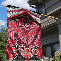 Aotearoa Iwi Te Arawa Garden Flag Maori Kowhaiwhai Pattern LT19 - Polynesian Pride
