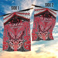 Aotearoa Iwi Te Arawa Garden Flag Maori Kowhaiwhai Pattern LT19 - Polynesian Pride