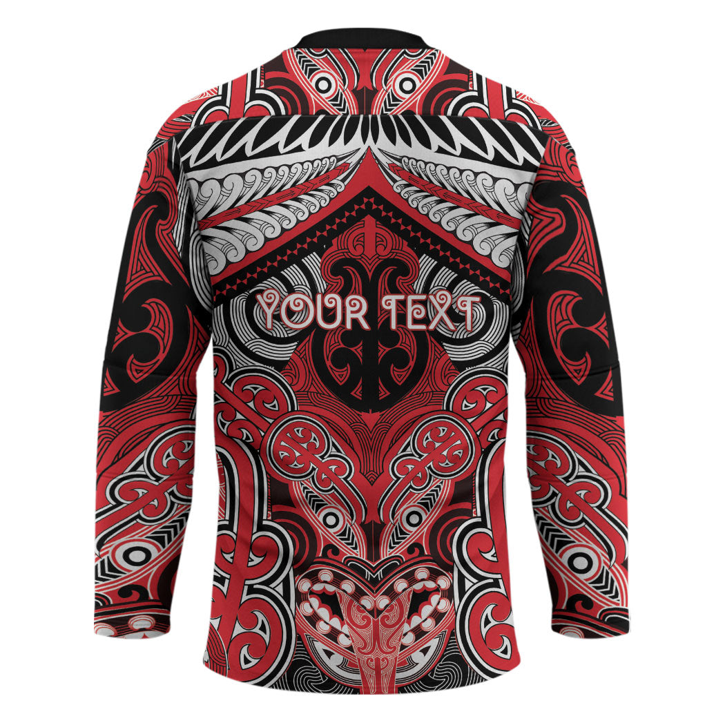 Aotearoa Iwi Te Arawa Personalised Hockey Jersey Maori Kowhaiwhai Pattern LT19 - Polynesian Pride