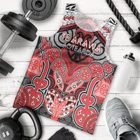 Aotearoa Iwi Te Arawa Personalised Men Tank Top Maori Kowhaiwhai Pattern LT19 - Polynesian Pride