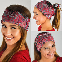 Aotearoa Iwi Te Arawa Neck Gaiter Maori Kowhaiwhai Pattern LT19 - Polynesian Pride