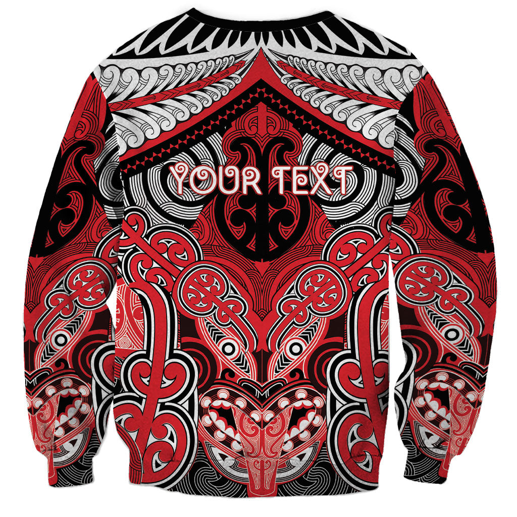 Aotearoa Iwi Te Arawa Personalised Sweatshirt Maori Kowhaiwhai Pattern LT19 - Polynesian Pride