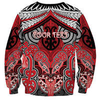 Aotearoa Iwi Te Arawa Personalised Sweatshirt Maori Kowhaiwhai Pattern LT19 - Polynesian Pride