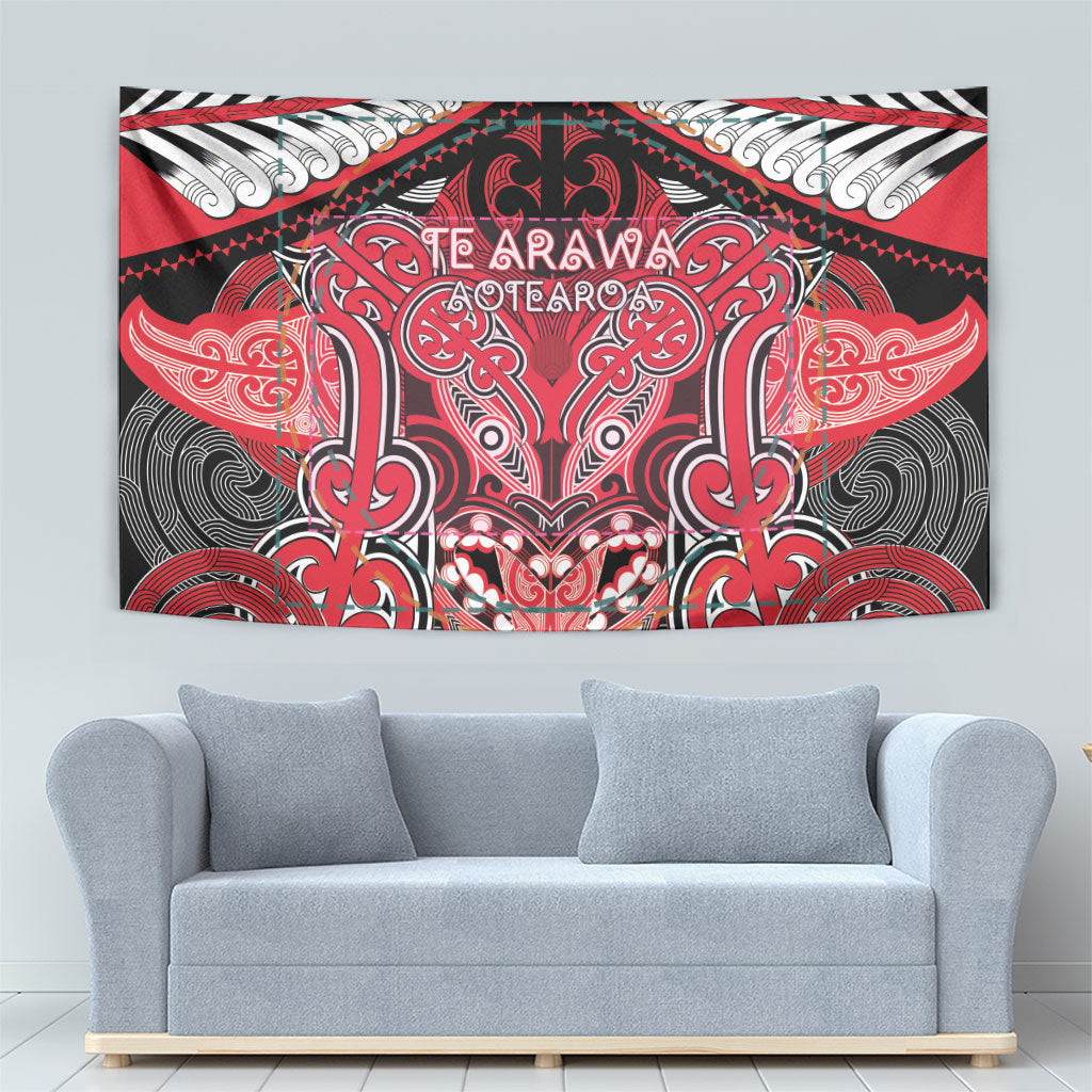 Aotearoa Iwi Te Arawa Tapestry Maori Kowhaiwhai Pattern LT19 - Polynesian Pride