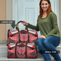 Aotearoa Iwi Te Arawa Travel Bag Maori Kowhaiwhai Pattern LT19 - Polynesian Pride