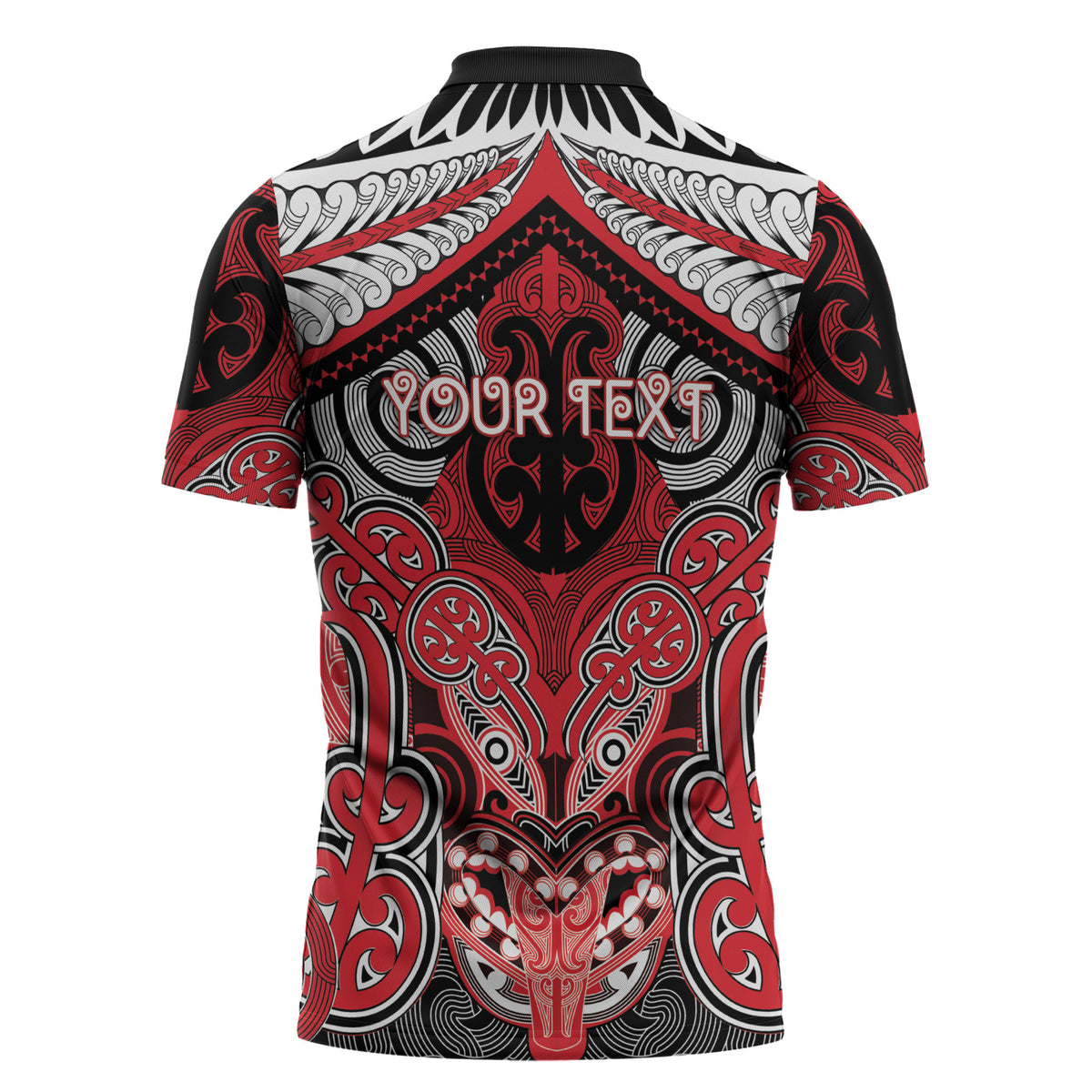 Aotearoa Iwi Te Arawa Personalised Zipper Polo Shirt Maori Kowhaiwhai Pattern LT19 - Polynesian Pride