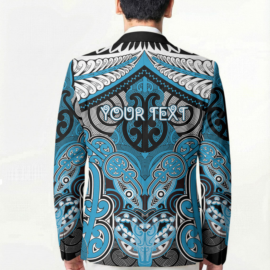 Aotearoa Iwi Ngati Porou Personalised Blazer Maori Kowhaiwhai Pattern LT19 - Polynesian Pride