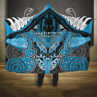 Aotearoa Iwi Ngati Porou Hooded Blanket Maori Kowhaiwhai Pattern LT19 - Polynesian Pride