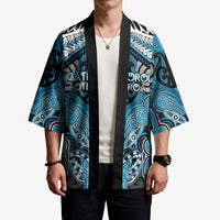 Aotearoa Iwi Ngati Porou Personalised Kimono Maori Kowhaiwhai Pattern LT19 - Polynesian Pride