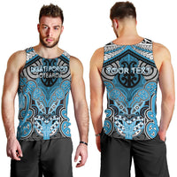Aotearoa Iwi Ngati Porou Personalised Men Tank Top Maori Kowhaiwhai Pattern LT19 - Polynesian Pride