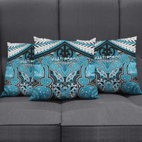 Aotearoa Iwi Ngati Porou Pillow Cover Maori Kowhaiwhai Pattern LT19 - Polynesian Pride