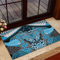 Aotearoa Iwi Ngati Porou Rubber Doormat Maori Kowhaiwhai Pattern LT19 - Polynesian Pride
