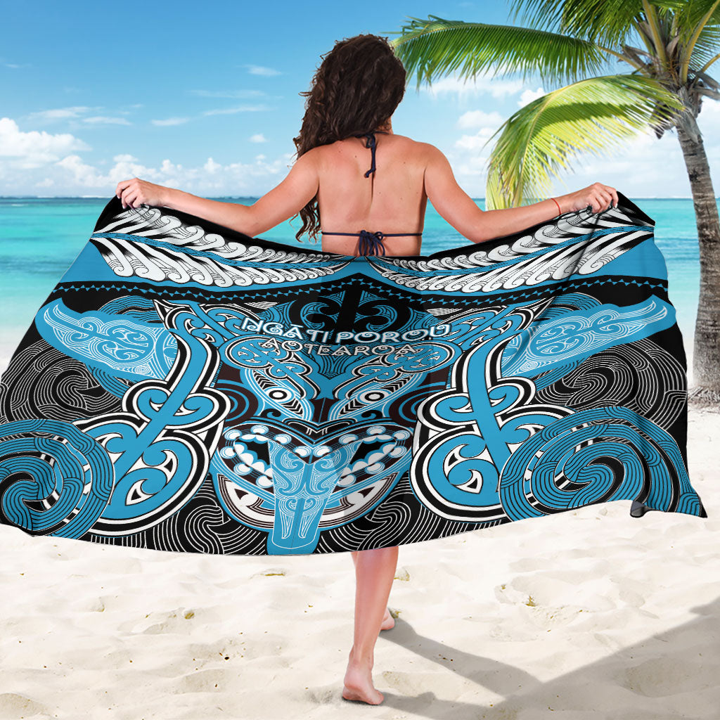 Aotearoa Iwi Ngati Porou Sarong Maori Kowhaiwhai Pattern LT19 - Polynesian Pride