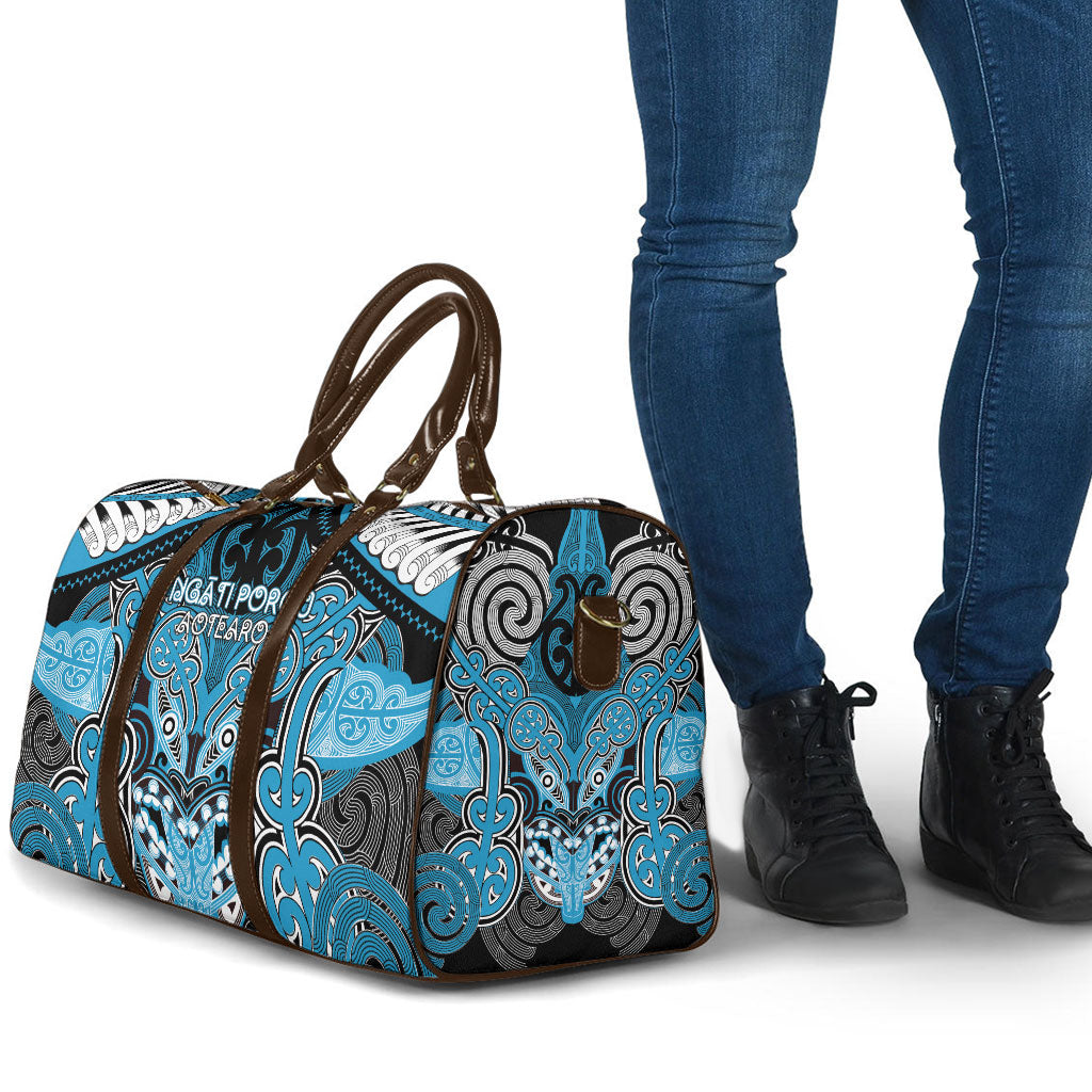 Aotearoa Iwi Ngati Porou Travel Bag Maori Kowhaiwhai Pattern LT19 - Polynesian Pride
