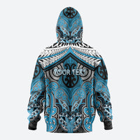 Aotearoa Iwi Ngati Porou Personalised Zip Hoodie Maori Kowhaiwhai Pattern LT19 - Polynesian Pride