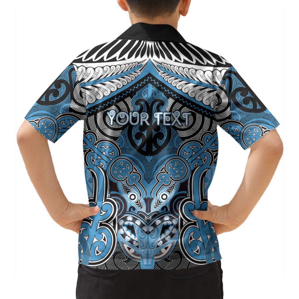 Aotearoa Iwi Ngati Kahungunu Personalised Hawaiian Shirt Maori Kowhaiwhai Pattern