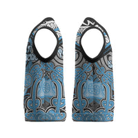 Aotearoa Iwi Ngati Kahungunu Personalised Christmas Knitted V-Neck Vest Maori Kowhaiwhai Pattern LT19 - Polynesian Pride