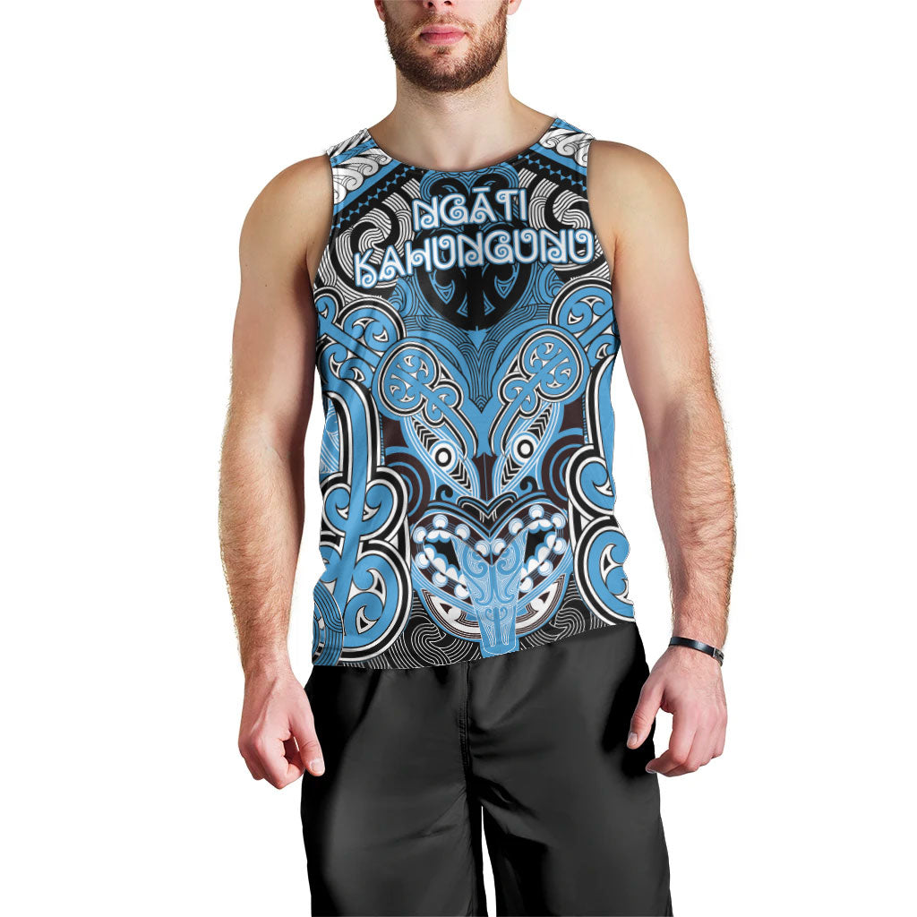 Aotearoa Iwi Ngati Kahungunu Personalised Men Tank Top Maori Kowhaiwhai Pattern LT19 - Polynesian Pride