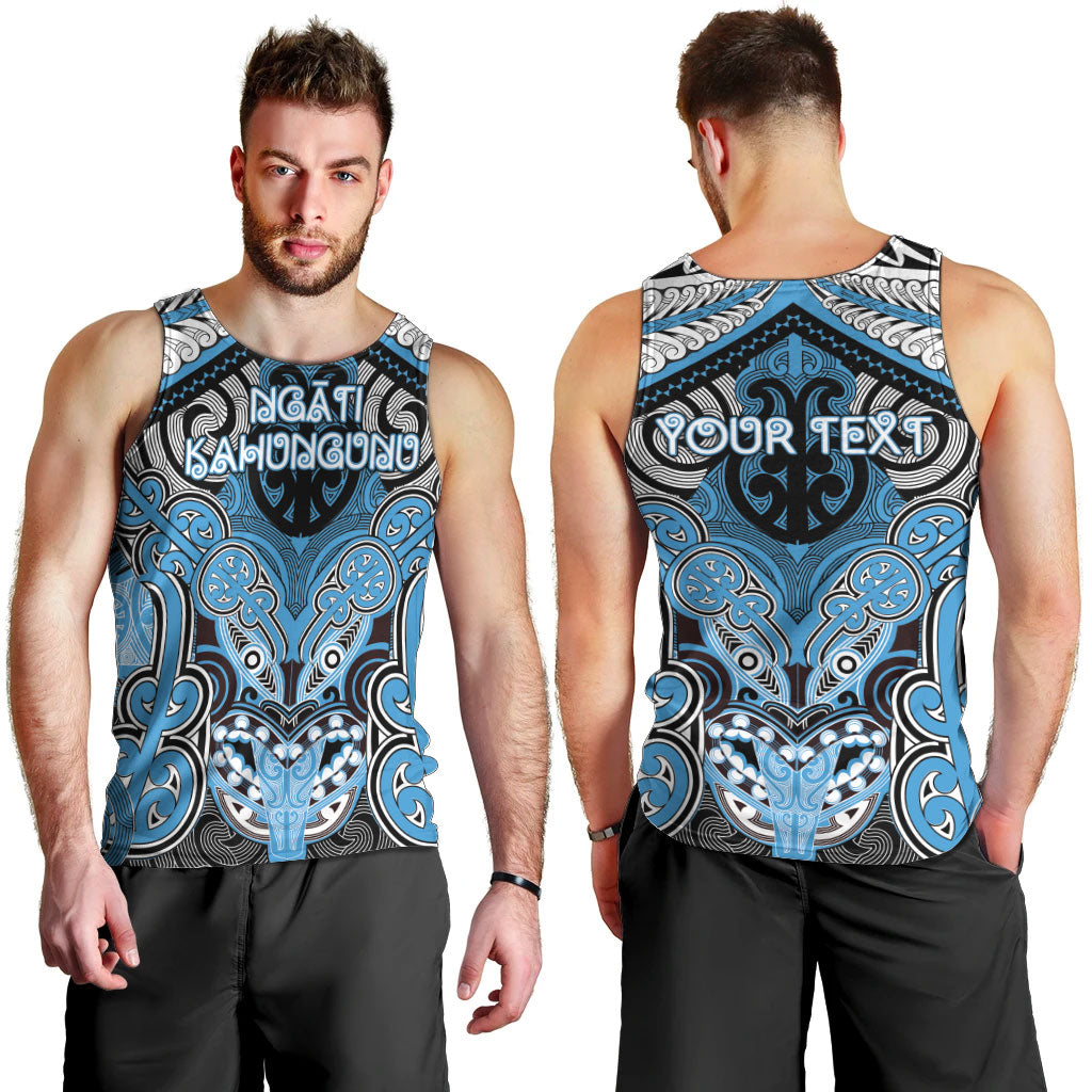 Aotearoa Iwi Ngati Kahungunu Personalised Men Tank Top Maori Kowhaiwhai Pattern LT19 - Polynesian Pride