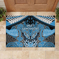 Aotearoa Iwi Ngati Kahungunu Rubber Doormat Maori Kowhaiwhai Pattern