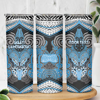 Aotearoa Iwi Ngati Kahungunu Personalised Skinny Tumbler Maori Kowhaiwhai Pattern LT19 - Polynesian Pride