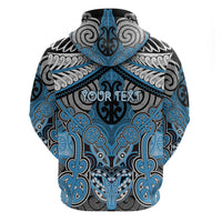 Aotearoa Iwi Ngati Kahungunu Personalised Zip Hoodie Maori Kowhaiwhai Pattern
