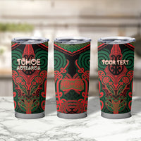 Aotearoa Iwi Tuhoe Personalised Tumbler Cup Maori Kowhaiwhai Pattern LT19 - Polynesian Pride