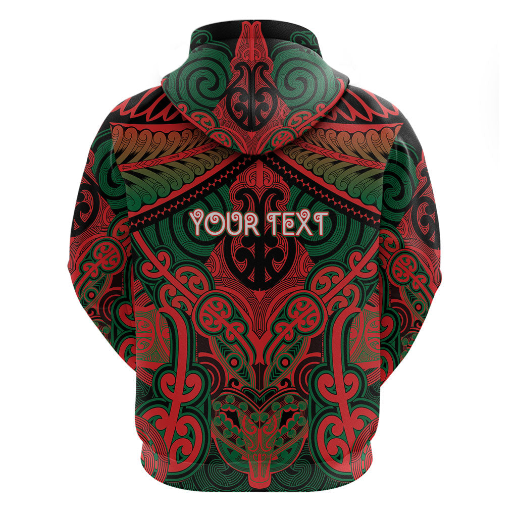 Aotearoa Iwi Tuhoe Personalised Zip Hoodie Maori Kowhaiwhai Pattern