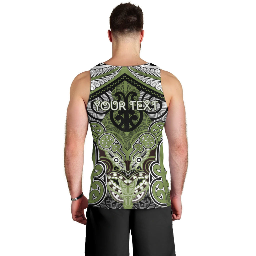 Aotearoa Iwi Whakatohea Personalised Men Tank Top Maori Kowhaiwhai Pattern LT19 - Polynesian Pride
