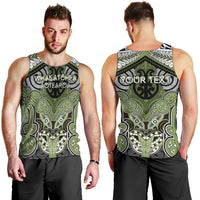 Aotearoa Iwi Whakatohea Personalised Men Tank Top Maori Kowhaiwhai Pattern LT19 - Polynesian Pride