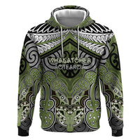 Aotearoa Iwi Whakatohea Personalised Zip Hoodie Maori Kowhaiwhai Pattern