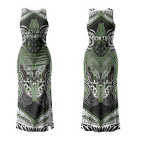 Aotearoa Iwi Ngati Awa Personalised Couples Matching Tank Maxi Dress and Hawaiian Shirt Maori Kowhaiwhai Pattern LT19 - Polynesian Pride