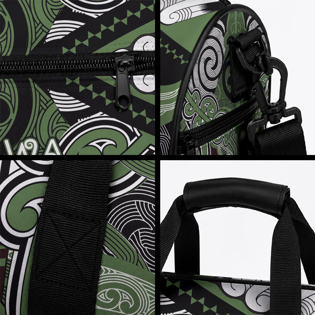 Aotearoa Iwi Ngati Awa Duffle Bag Maori Kowhaiwhai Pattern LT19 - Polynesian Pride