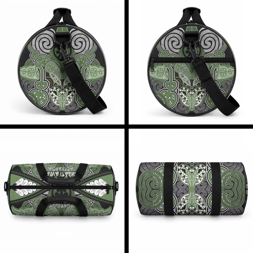 Aotearoa Iwi Ngati Awa Duffle Bag Maori Kowhaiwhai Pattern LT19 - Polynesian Pride