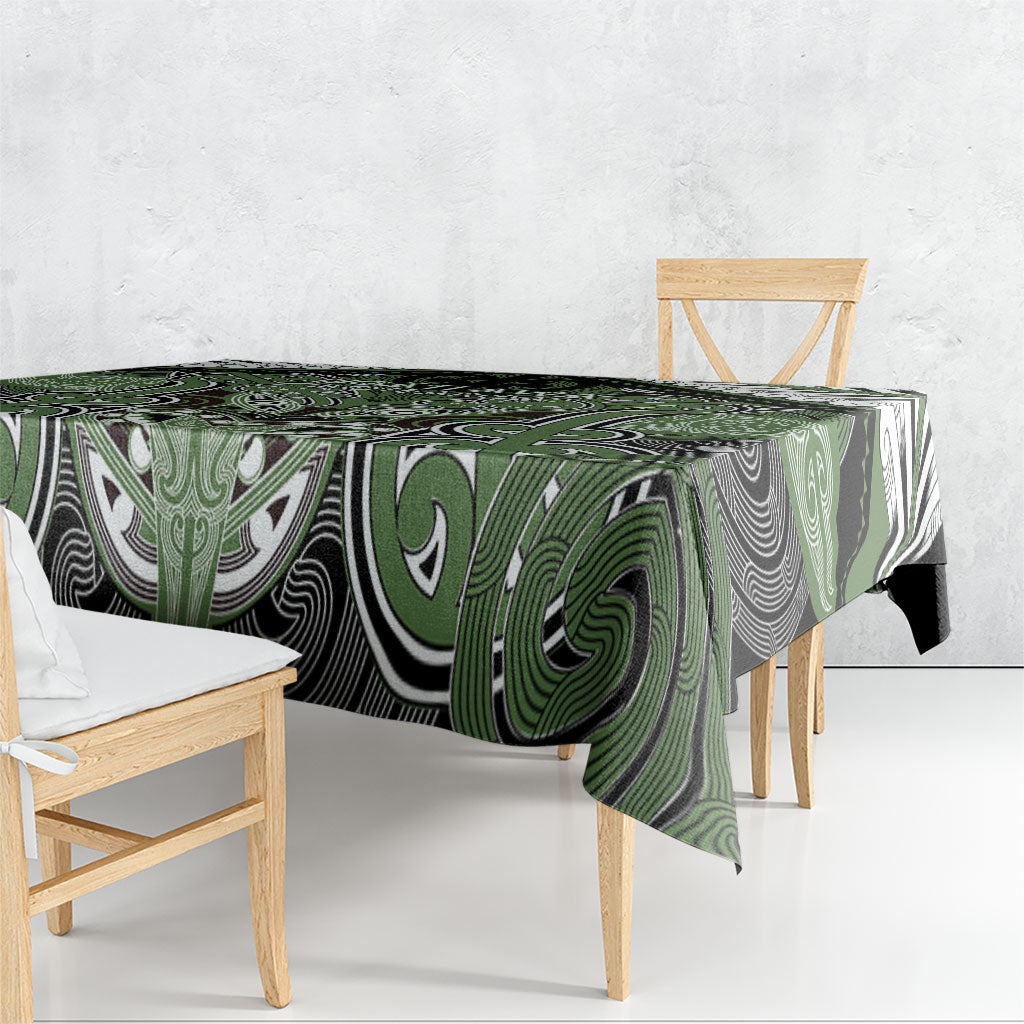 Aotearoa Iwi Ngati Awa Tablecloth Maori Kowhaiwhai Pattern