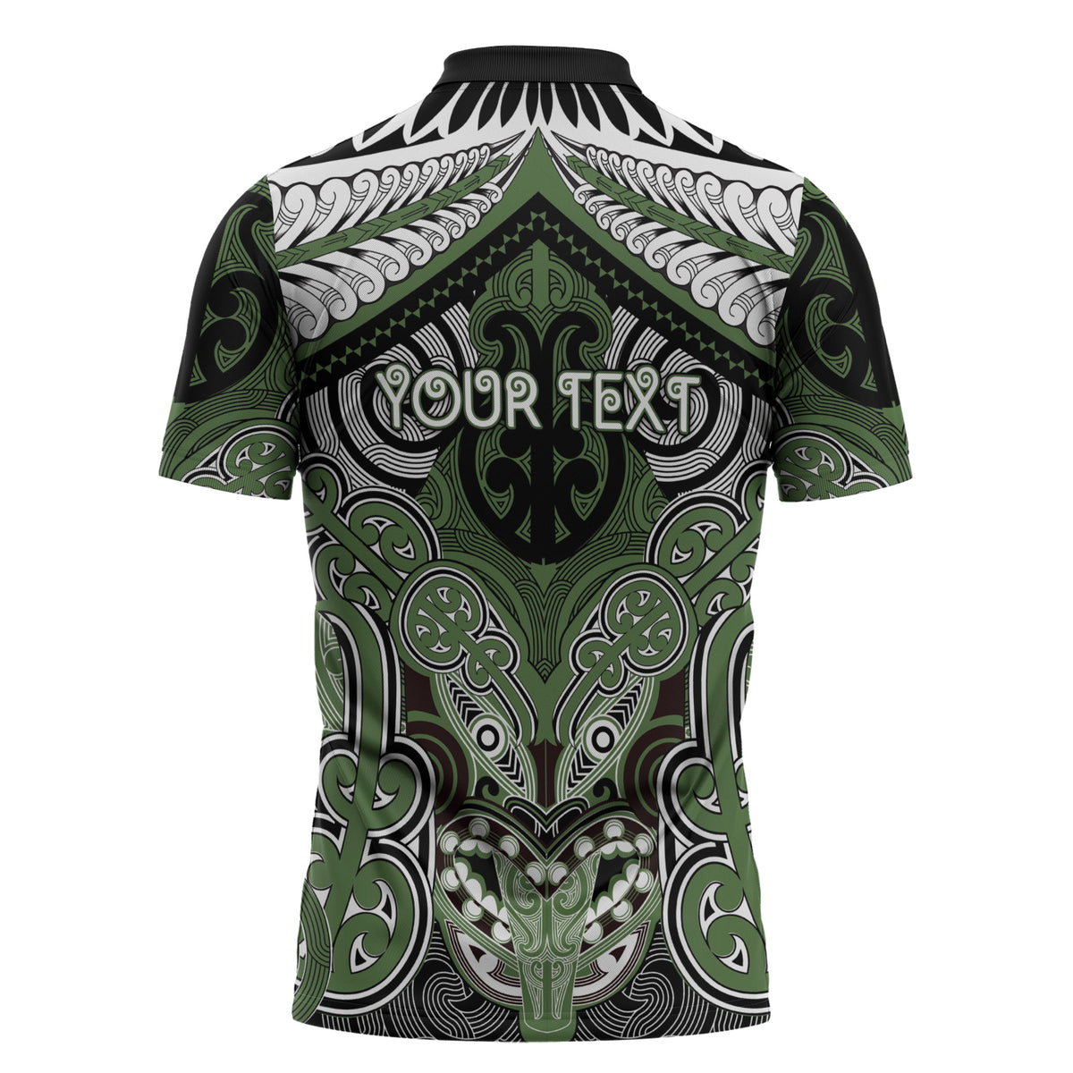 Aotearoa Iwi Ngati Awa Personalised Zipper Polo Shirt Maori Kowhaiwhai Pattern LT19 - Polynesian Pride