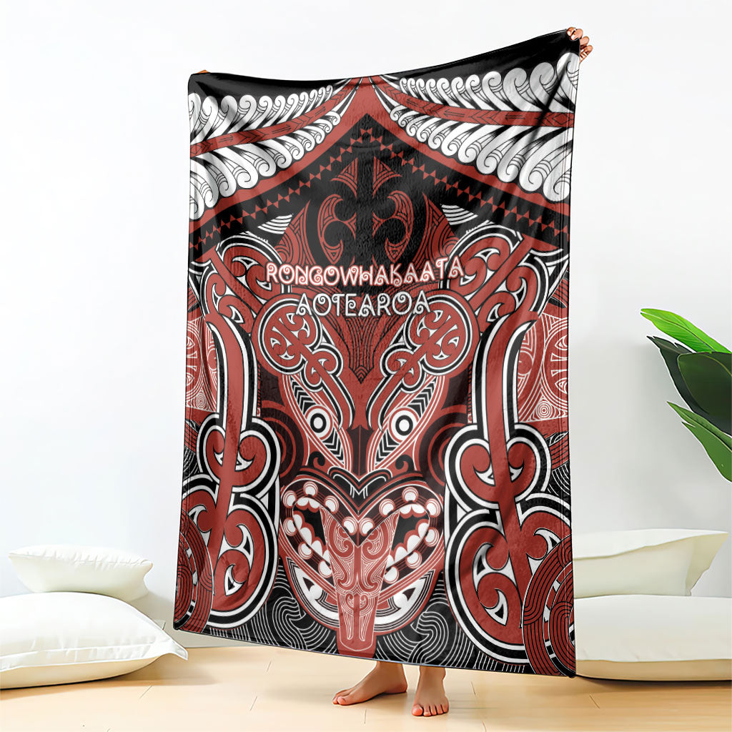 Aotearoa Iwi Rongowhakaata Blanket Maori Kowhaiwhai Pattern