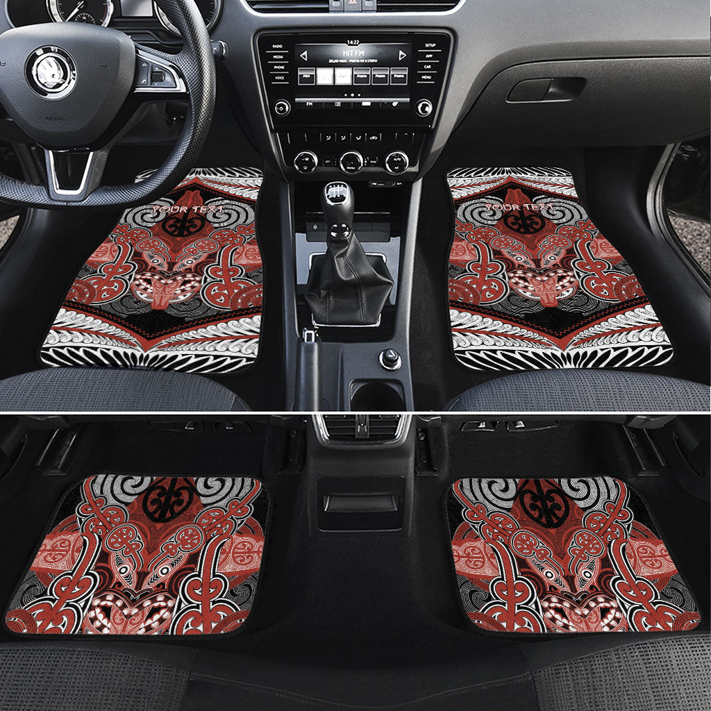 Aotearoa Iwi Rongowhakaata Personalised Car Mats Maori Kowhaiwhai Pattern