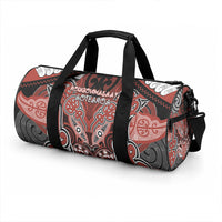 Aotearoa Iwi Rongowhakaata Duffle Bag Maori Kowhaiwhai Pattern LT19 - Polynesian Pride