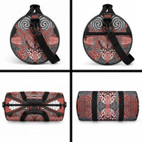 Aotearoa Iwi Rongowhakaata Duffle Bag Maori Kowhaiwhai Pattern LT19 - Polynesian Pride