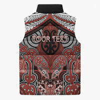 Aotearoa Iwi Rongowhakaata Personalised Sleeveless Puffer Jacket Maori Kowhaiwhai Pattern LT19 - Polynesian Pride