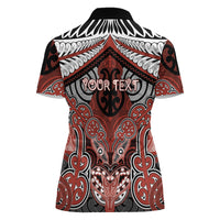 Aotearoa Iwi Rongowhakaata Personalised Women Polo Shirt Maori Kowhaiwhai Pattern LT19 - Polynesian Pride