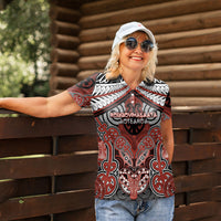 Aotearoa Iwi Rongowhakaata Personalised Women Polo Shirt Maori Kowhaiwhai Pattern LT19 - Polynesian Pride