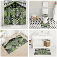 Aotearoa Iwi Ngati Raukawa Bathroom Set Maori Kowhaiwhai Pattern LT19 - Polynesian Pride