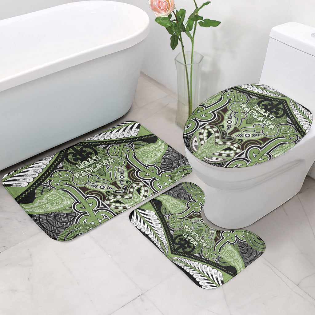Aotearoa Iwi Ngati Raukawa Bathroom Set Maori Kowhaiwhai Pattern LT19 - Polynesian Pride